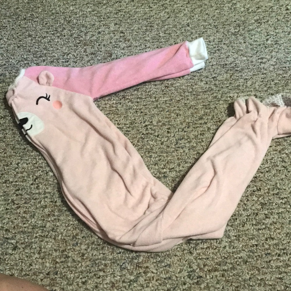 Girls footie pajamas!